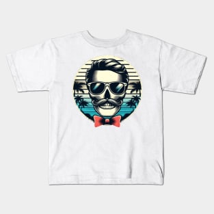 skull gentleman Kids T-Shirt